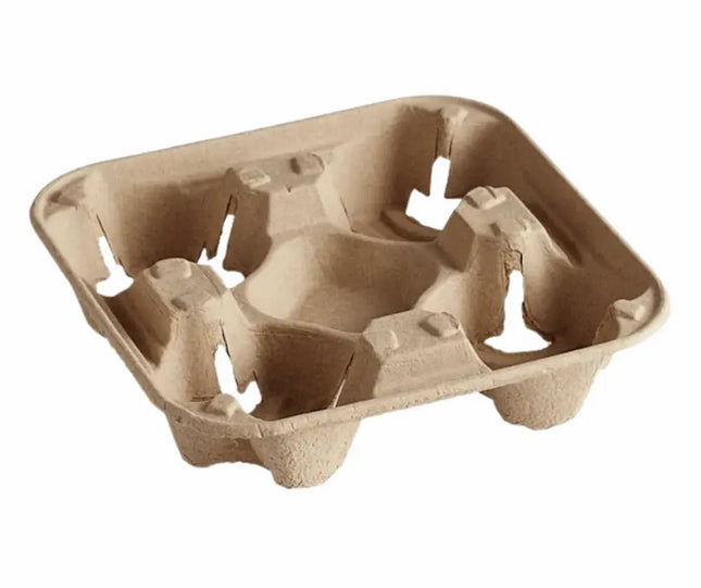 4 Cup - Pulp Carry Tray - CATERWISE Uncategorized (Image 1)