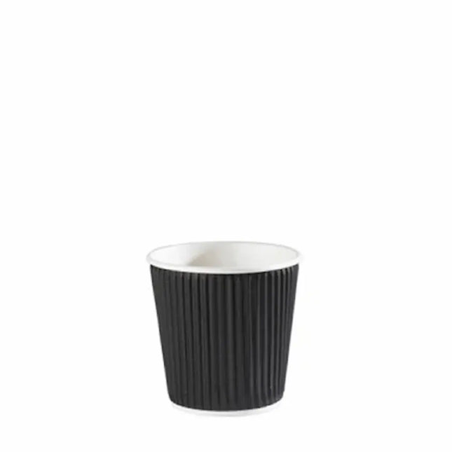 4oz - Black Ripple Coffee Cup - CATERWISE Uncategorized (Image 2)