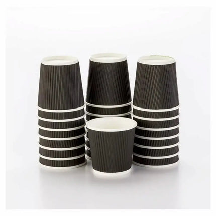 4oz - Black Ripple Coffee Cup - CATERWISE Uncategorized (Image 4)