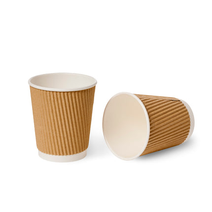 4oz - Kraft Ripple Coffee Cup