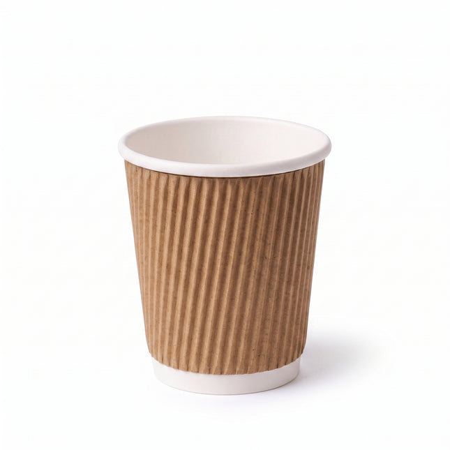 4oz - Kraft Ripple Coffee Cup by CATERWISE