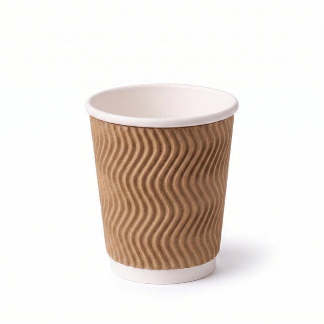 4oz - Kraft Ripple Coffee Cup by CATERWISE