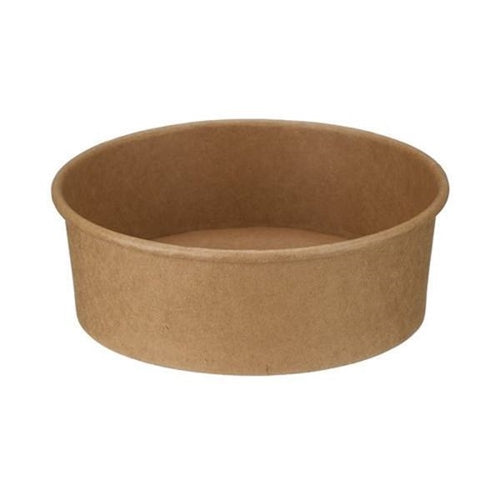 650ml Round Kraft Food Bowl - Image 1