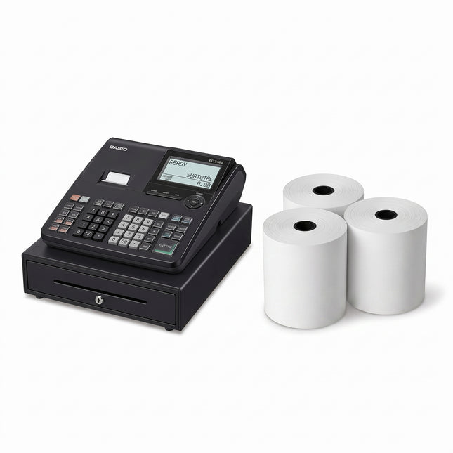 paper 80mm x 60mm thermal till roll - CaterWise Ireland