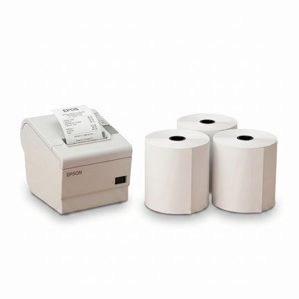 paper 80mm x 80mm thermal till roll - CaterWise Ireland