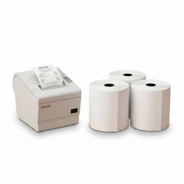 paper 80mm x 80mm thermal till roll - CaterWise Ireland