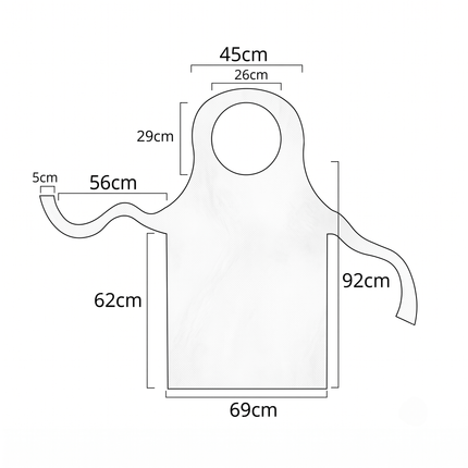 Blue HD Aprons on Rolls – 18mu