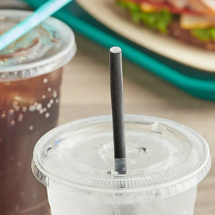 6mm x 200mm - Black Paper Drinking Straws - CATERWISE Uncategorized (Image 3)
