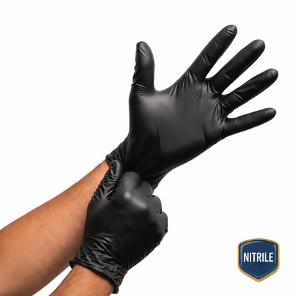 Small Nitrile Gloves - Black Powder Free