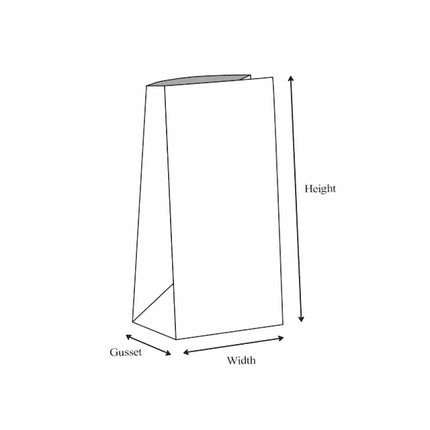 Extra Large Tall - Block Bottom SOS Bag 10x3.9x20.5" - CATERWISE Uncategorized (Image 2)