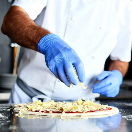 Large Vinyl Gloves - Blue Powder Free - CATERWISE Uncategorized (Image 2)