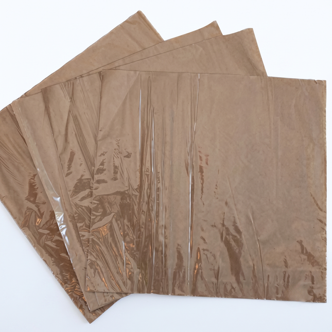 Kraft Brown Film Front Bags 7x7 Inch by CATERWISE