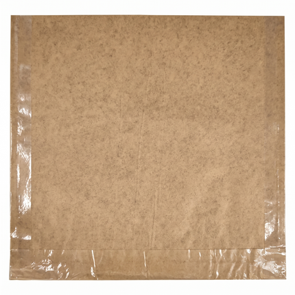 Kraft Brown Film Front Bags 7x7 Inch by CATERWISE