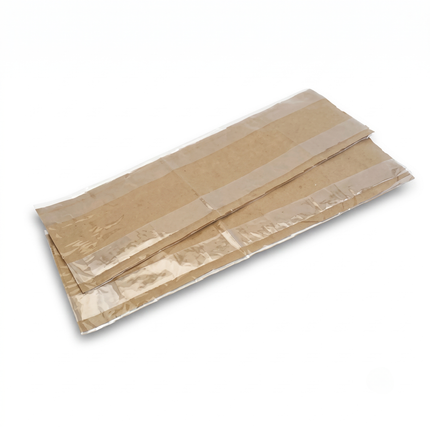 Kraft Brown Film Front Baguette Bags 4x6x14 Inch by CATERWISE