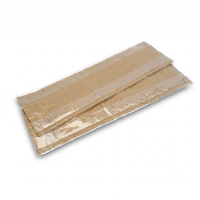 Kraft Brown Film Front Baguette Bags 4x6x14 Inch by CATERWISE