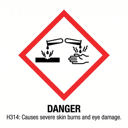 Professional thick bleach 5l, for catering, corrosive warning label - CaterWise Ireland