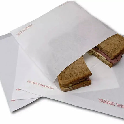 7x7" - Greaseproof Paper Bags "Thank You" Print - CATERWISE Uncategorized (Image 4)