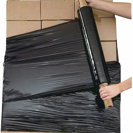 HD Black Pallet Wrap – Extended Core by CATERWISE