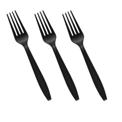 Majestic HD Reusable Black Fork - CATERWISE Uncategorized (Image 1)