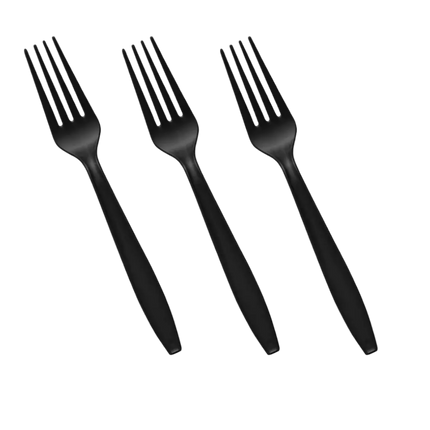 Majestic HD Reusable Black Fork - CATERWISE Uncategorized (Image 1)