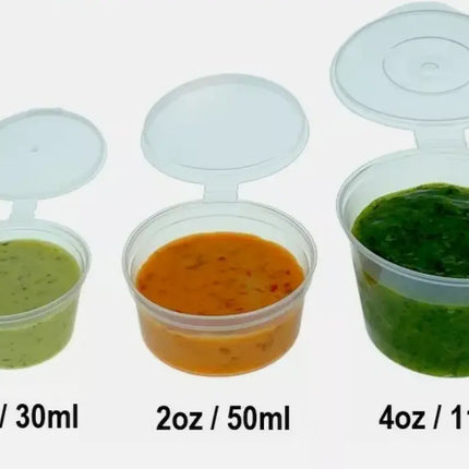 4oz - HD Hinged Sauce Cups - CATERWISE Uncategorized (Image 2)