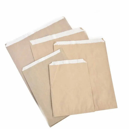 3QT Kraft Lined Greaseproof Paper Bag (~145 Per Box) - CATERWISE Uncategorized (Image 2)