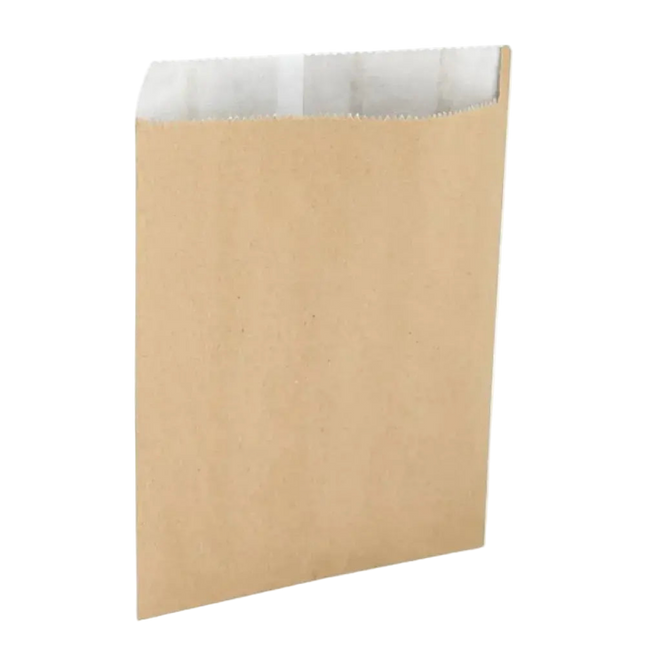 3QT Kraft Lined Greaseproof Paper Bag (~145 Per Box) - CATERWISE Uncategorized (Image 1)