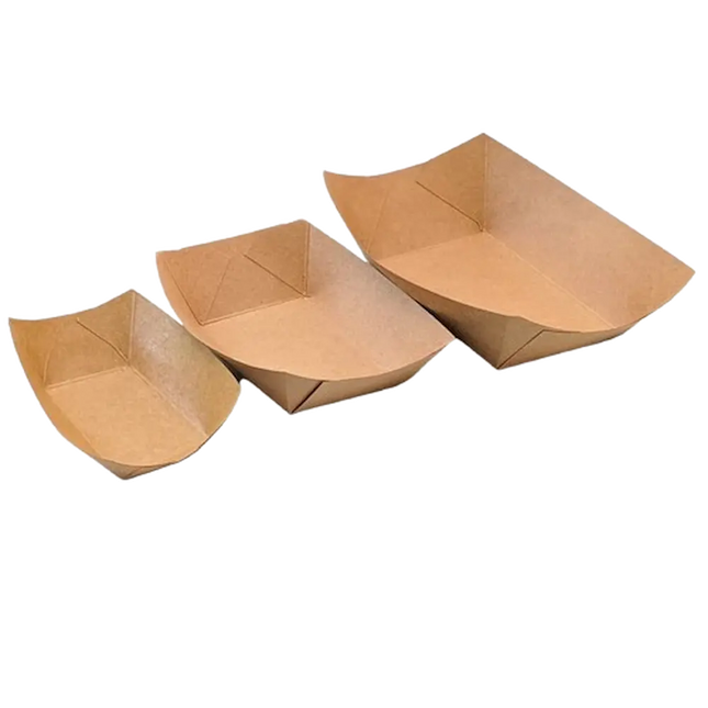 Large - Kraft Tray (PE Lined) - CATERWISE Uncategorized (Image 2)