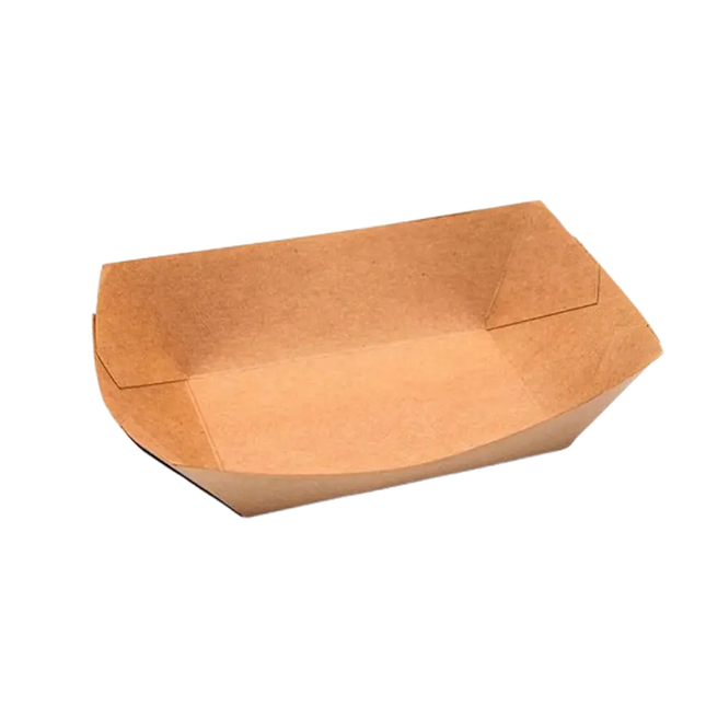 Large - Kraft Tray (PE Lined) - CATERWISE Uncategorized (Image 1)