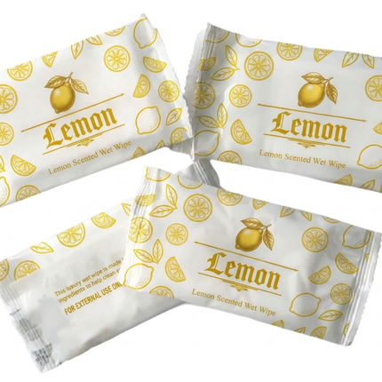 Large - Lemon Scented Wipes by CATERWISE