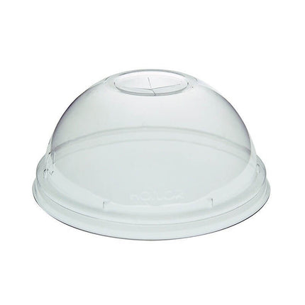 Straw Slot - Dome Lids PET (Fits All Sizes) by CATERWISE