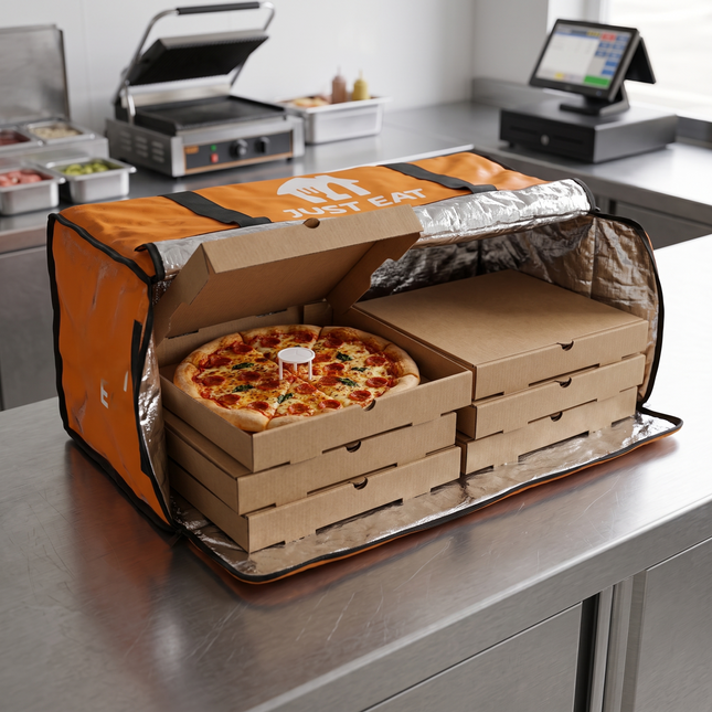 Pizza Box Tripods by CATERWISE
