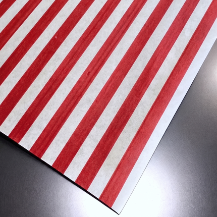 Red Striped Greaseproof Burger Wraps
