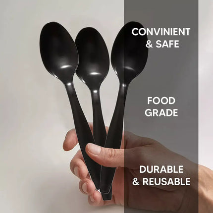Majestic HD Reusable Black Spoon - CATERWISE Uncategorized (Image 2)