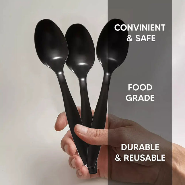 Majestic HD Reusable Black Spoon - CATERWISE Uncategorized (Image 2)