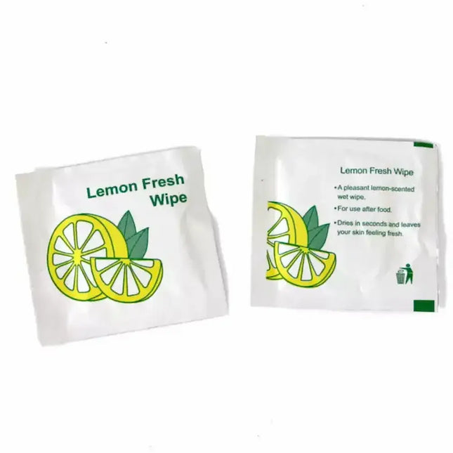 Small - Lemon Scented Wipes - CATERWISE Uncategorized (Image 1)