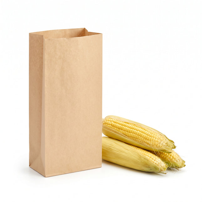 recyclable small 3.5lb block bottom sos bag, for takeaway - CaterWise Ireland