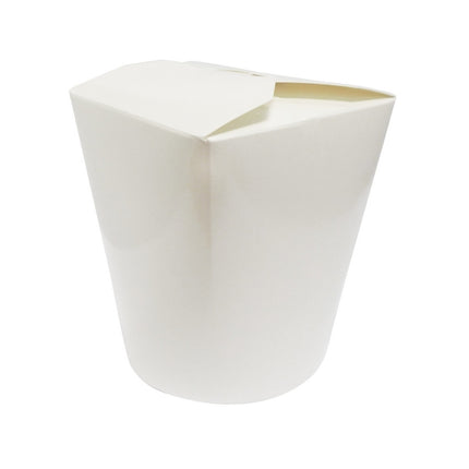 26oz Medium White Noodle Boxes by CATERWISE