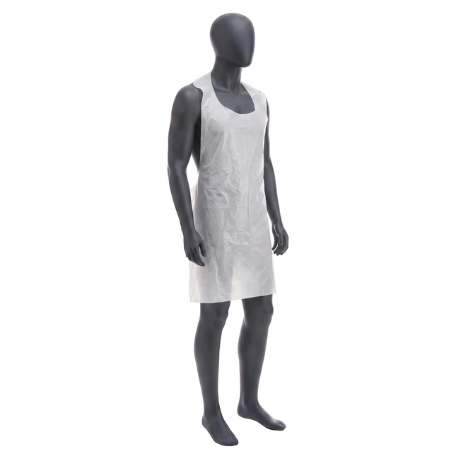 White HD Aprons on Rolls – 18mu