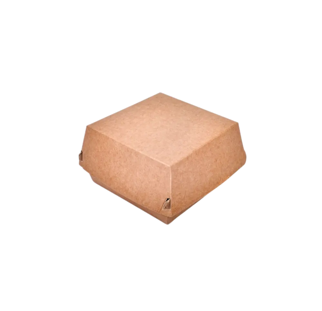 X-Large - Kraft Burger Boxes (500 Per Box) - CATERWISE Uncategorized (Image 1)