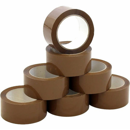 brown buff packing tape