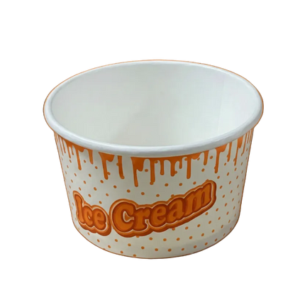8oz Ice Cream Cups - Printed by CATERWISE