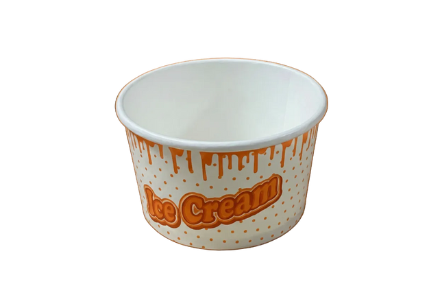 8oz Ice Cream Cups - Printed by CATERWISE