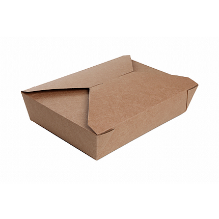 Large Kraft No.2 Food Box 1,500ml by CATERWISE
