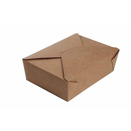 Jumbo kraft no.3 food box 2,000ml compostable - CaterWise Ireland