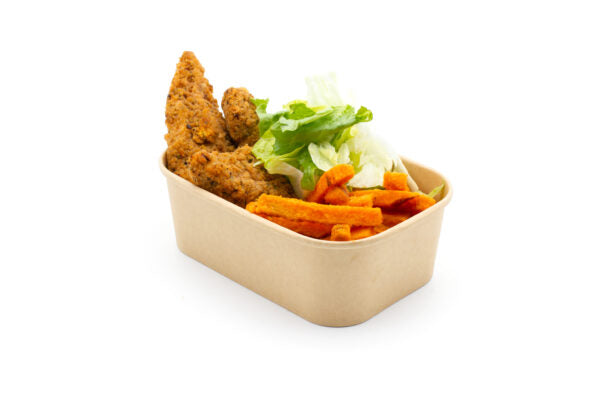 750ml Rectangular Kraft Bowls - Image 1