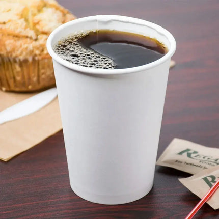 12oz - White Single Wall Cups - CATERWISE Uncategorized (Image 2)