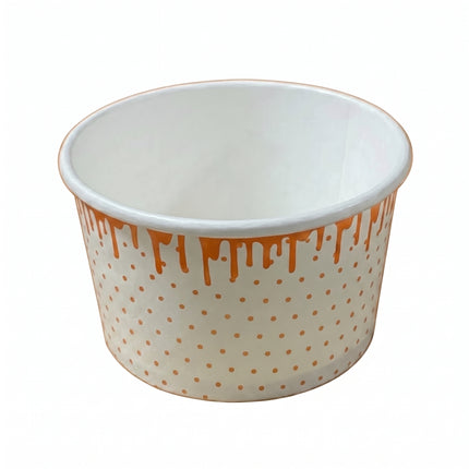 paper ice cream cups printed, for disposable, small - CaterWise Ireland